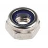 RS PRO Pojistná matice, šířka: 17mm, Obyčejný, Nerezová ocel, Nylonová vložka RS PRO Pojistná matice, šířka: 17mm, Obyčejný, Nerezová ocel, Nylonová vložka