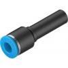 Festo Pneumatická armatura, řada: QS Polybutylen, 130696, Push-in sleeve QS-8 Zásuvný konektor, 6 mm Zásuvný