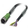 Kabel ovladače snímače, A: Vnitřní, A: M12, Rovný 8, B: Bez koncovky, 300V ac, IP65, IP67, IP68, řada: 0-PVC/M12FS, Kabel ovladače snímače, A: Vnitřní, A: M12, Rovný 8, B: Bez koncovky, 300V ac, IP65, IP67, IP68, řada: 0-PVC/M12FS,