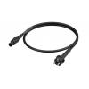 Neutrik 1028915 napájecí kabel černá 3 m Neutrik 1028915 napájecí kabel černá 3 m