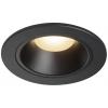 SLV 1003775 NUMINOS S LED vestavné svítidlo LED pevně vestavěné LED 8.5 W černá