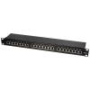 LogiLink NP0055 24 portů patch panel 483 mm (19) CAT 6 1 U vícebarevná