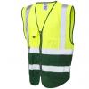 Leo Workwear Žlutá Recyklovaný polyester Reflexní vesta 5XL Leo Workwear Žlutá Recyklovaný polyester Reflexní vesta 5XL