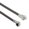 Koaxiální kabel, řada: AMC, Černá Vnější Polybutylentereftalát, A: Pravoúhlý Vnější, B: AMC 100 mm Amphenol RF