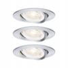 Paulmann 92273 Nova LED vestavné svítidlo, LED modul, GU10, 4.9 W, Hliník (soustružený)