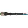 Kabel ovladače snímače, A: Vnitřní, A: Rovný 3, B: Volný konec kabelu, 250V, IP65, řada: 7000 Murrelektronik Limited 600