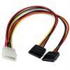 Kabel SATA Vnější 12 in StarTech.com, A: LP4 Vnitřní, B: Napájení SATA Kabel SATA Vnější 12 in StarTech.com, A: LP4 Vnitřní, B: Napájení SATA