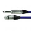 Van Damme Kabel XLR, A: Vnitřní, A: XLR3, B: Vnější 5 m, Modrá Van Damme Kabel XLR, A: Vnitřní, A: XLR3, B: Vnější 5 m, Modrá