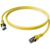 Easylan CPP1OYAYAY0015 RJ45 síťové kabely, propojovací kabely CAT 6A S/FTP 1.50 m žlutá dvoužilový stíněný, bez halogenů, samozhášecí 1 ks Easylan CPP1OYAYAY0015 RJ45 síťové kabely, propojovací kabely CAT 6A S/FTP 1.50 m žlutá dvoužilový stíněný, bez halogenů, samozhášecí 1 ks