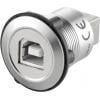 TRU COMPONENTS USB-03 USB vestavný konektor zásuvka, vestavná Zásuvka USB typ B ⇔ zásuvka USB typ A Množství: 1 ks