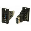 RS PRO Konektor USB, řada: FT Zásuvka/zásuvka, počet portů: 2portový, orientace těla: Rovný USB typu A na A, 30V ac, RS PRO Konektor USB, řada: FT Zásuvka/zásuvka, počet portů: 2portový, orientace těla: Rovný USB typu A na A, 30V ac,