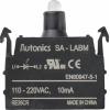 TRU COMPONENTS SA-LABM LED kontrolka modrá 110 V, 240 V 1 ks TRU COMPONENTS SA-LABM LED kontrolka modrá 110 V, 240 V 1 ks