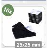 Quadrios 25CA652 kulaté suché zipy, lepicí, háčková a flaušová část, (d x š) 25 mm x 25 mm, černá, 10 ks Quadrios 25CA652 kulaté suché zipy, lepicí, háčková a flaušová část, (d x š) 25 mm x 25 mm, černá, 10 ks