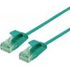 roline recycled material 21.45.3431 RJ45 síťové kabely, propojovací kabely CAT 6A U/UTP 0.30 m zelená nestíněný, extrémně tenký , PVC plášť 1 ks roline recycled material 21.45.3431 RJ45 síťové kabely, propojovací kabely CAT 6A U/UTP 0.30 m zelená nestíněný, extrémně tenký , PVC plášť 1 ks