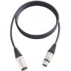 AH Cables KM15FMBLK XLR propojovací kabel [1x XLR zásuvka - 1x XLR zástrčka] 15.00 m černá