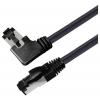 Maxtrack TI51-0,5L RJ45 síťové kabely, propojovací kabely CAT 8.1 S/FTP 0.50 m černá 90° zatočeno doprava, jednoduché stínění 1 ks Maxtrack TI51-0,5L RJ45 síťové kabely, propojovací kabely CAT 8.1 S/FTP 0.50 m černá 90° zatočeno doprava, jednoduché stínění 1 ks