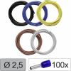 Quadrios 25CW119 Jednotlivá žíla, LiFY, 2.5 mm², černá, modrá, žlutozelená, hnědá, šedá, 1 sada Quadrios 25CW119 Jednotlivá žíla, LiFY, 2.5 mm², černá, modrá, žlutozelená, hnědá, šedá, 1 sada