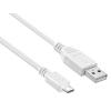 Kabel USB 2.0 A/Micro-USB, 3 m, bílý Kabel USB 2.0 A/Micro-USB, 3 m, bílý