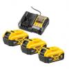 Baterie a nabíječka DCB1104P3-QW, 5 Ah 18V, pro použití s: DEWALT XR DeWALT