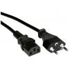 Value napájecí kabel [1x T12 konektor - 1x IEC C13 zásuvka 10 A] 0.80 m černá