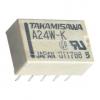 Miniaturní relé TAK A-12W-K, 12 V DC, 2× přepínač, 125 V AC / 0,5 A Miniaturní relé TAK A-12W-K, 12 V DC, 2× přepínač, 125 V AC / 0,5 A