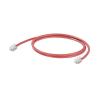 Weidmüller 2979960000 Patch kabel U/UTP červená 1 ks Weidmüller 2979960000 Patch kabel U/UTP červená 1 ks