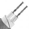 RS PRO Termočlánkový kabel/drát J 350 °C Skelné vlákno 25 m Stíněný, prameny vodičů: 7 x 0.2 mm