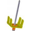 Vogt Verbindungstechnik 388041.67 100 ks faston rozbočovač nýtovatelné Šířka zástrčky: 6.30 mm Tloušťka konektoru: 0.80 mm 95 ° bez izolace mosaz