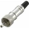 TRU COMPONENTS 718939 jack konektor 3.5 mm zástrčka, rovná Pólů: 4 stereo stříbrná 1 ks