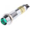 Indikátor, řada: 609 Zelená, typ žárovky: LED Pájecí plíšek Dialight 24V dc 9 mm Indikátor, řada: 609 Zelená, typ žárovky: LED Pájecí plíšek Dialight 24V dc 9 mm