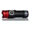 Kapesní svítilna, rozsah: RSPRO-F39R, typ žárovky: LED Dobíjecí, svítivost: 600 lm, IPX4 Černá, Červená Nízká, Vysoký,