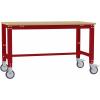 Manuflex AU7305.3003 Pracovní stůl univerzální speciální mobilní s multiplex deska, Šxhxv = 1000 x 600 x 752-972 mm rubínově červená Manuflex AU7305.3003 Pracovní stůl univerzální speciální mobilní s multiplex deska, Šxhxv = 1000 x 600 x 752-972 mm rubínově červená