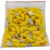 Faston-konektor 6,3 mm žlutý, kabel 4–6 mm², 100 ks