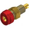 Hirschmann Test & Measurement BUG 10 Au zdířka pro banánek zásuvka, vestavná vertikální Ø pin: 4 mm červená 1 ks Hirschmann Test & Measurement BUG 10 Au zdířka pro banánek zásuvka, vestavná vertikální Ø pin: 4 mm červená 1 ks