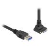 Delock USB kabel USB 3.2 Gen1 USB-A zástrčka, USB Micro-B zástrčka 1.00 m černá 80483