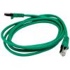 RS PRO Cat5e Ethernetové kabely, Zelená, Polyvinylchlorid, A: RJ45, 300V 2 m Vnější, B: RJ45 Vnější, typ pláště: FTP RS PRO Cat5e Ethernetové kabely, Zelená, Polyvinylchlorid, A: RJ45, 300V 2 m Vnější, B: RJ45 Vnější, typ pláště: FTP