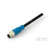 TE Connectivity TE AMP Industrial Communication Cable Assemblies T4161110504-001, 1 ks