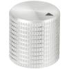 TRU COMPONENTS TC-11613848 otočný knoflík s označením stříbrná (Ø x v) 17 mm x 17 mm hliník 1 ks