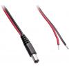 BKL Electronic 075101 nízkonapěťový připojovací kabel nízkonapěťová zástrčka - kabel s otevřenými konci 5.50 mm 2.10 mm 0.50 m 1 ks