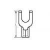 Molex 19118-0088 vidlicové kabelové oko 1 ks Bag Molex 19118-0088 vidlicové kabelové oko 1 ks Bag