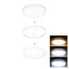Solight LED mini panel koupelnový 2v1, 3CCT, podhledový/přisazený, 24W, 2040lm, IP54, bílá, kulatý - WD244-W Solight LED mini panel koupelnový 2v1, 3CCT, podhledový/přisazený, 24W, 2040lm, IP54, bílá, kulatý - WD244-W