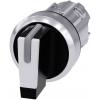 Siemens 3SU10522BL600AA0 3SU1052-2BL60-0AA0 kloubový spínač kovový přední prstenec, Vysoký lesk černá, bílá 2 x 45 ° 1 ks Siemens 3SU10522BL600AA0 3SU1052-2BL60-0AA0 kloubový spínač kovový přední prstenec, Vysoký lesk černá, bílá 2 x 45 ° 1 ks