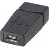 adaptér USB 2.0 [1x micro USB 2.0 zásuvka B - 1x USB 2.0 zásuvka A], černá