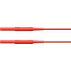 Schützinger HSPL 8568 / AWG16 / 50 / RT bezpečnostní měřicí kabely zástrčka 4 mm zástrčka 4 mm červená 1 ks
