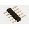 Kolíková lišta DS1021-1X4SF11-B, 1×4, rozteč 2,54 mm