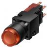 Siemens Tlačítkový spínač, řada: 3SB2 SPST Okamžité 16 mm 10A, barva LED: Černá Siemens Tlačítkový spínač, řada: 3SB2 SPST Okamžité 16 mm 10A, barva LED: Černá