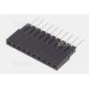 Dutinková lišta DS1023-05-1X10B81, 1řadá × 10, rozteč 2,54 mm