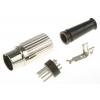 RS PRO Zástrčka DIN, řada: RS PRO, počet kontaktů: 5, velikost: Standard, 100V ac, orientace těla: Rovný 4A, formát