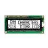Monochromatický LCD displej MC21605G6W-FPTLW-V2, řada: G Alfanumerické podsvícení LED Bílá 8bitový Midas Bílá 2 x 16