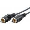 Value cinch audio kabel [1x cinch zástrčka - 1x cinch zástrčka] 10.00 m černá